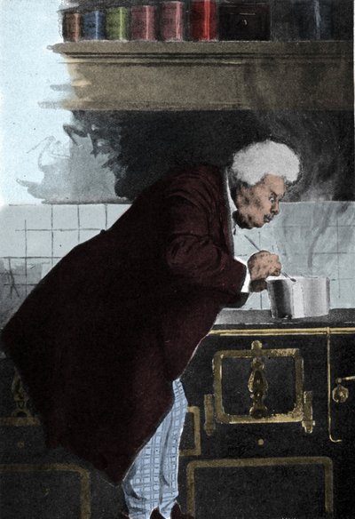 Retrato de Alexandre Dumas padre (1802 - 1870) en los hornos. de Unknown artist