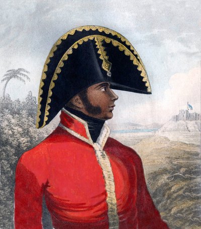 Retrato de Alexandre Sabes (1770-1818), llamado Petion - el primer Presidente de la República de Haití de Unknown artist