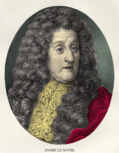 Retrato de André Le Nôtre (Lenotre) de Unknown artist