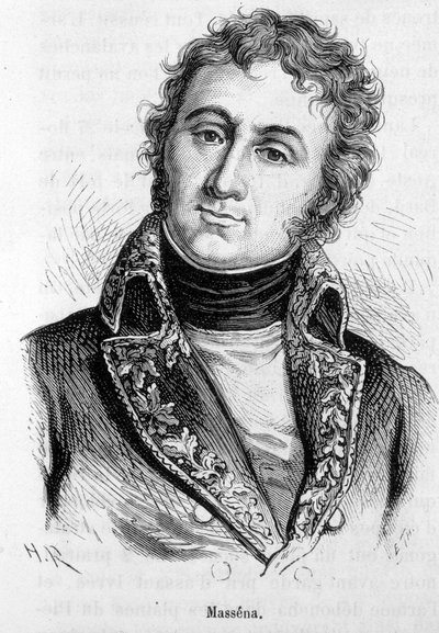 Retrato de Andre Massena (1756-1817), mariscal de Francia. de Unknown artist