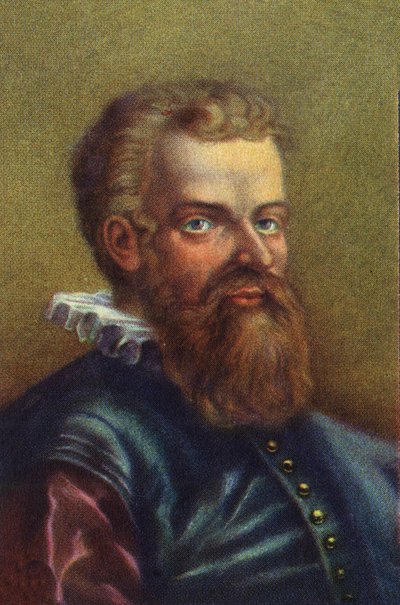 Retrato de André Vesale, anatomista. de Unknown Artist