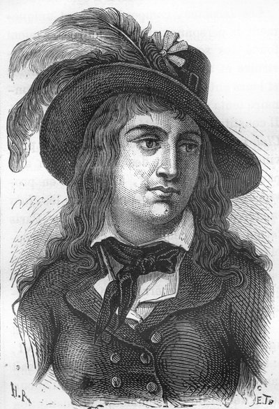 Retrato de Anne Josèphe Terwagne, conocida como Théroigne de Méricourt (1762-1817), revolucionaria francesa. de Unknown artist