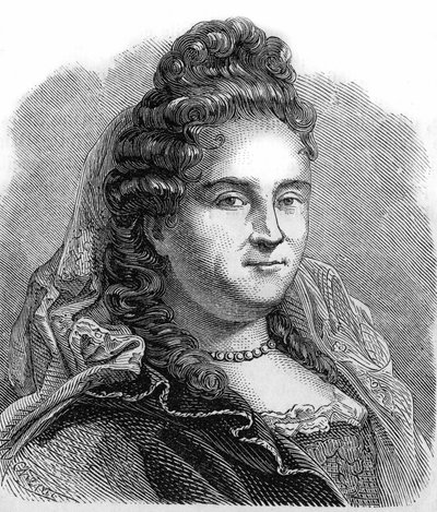 Retrato de Anne Lefebvre, Mme Dacier. Erudita francesa (1647-1720) de Unknown artist