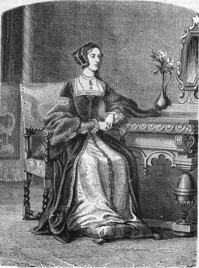 Retrato de Ana Bolena (Anna o Ann Bolin y Anne Bullen) de Unknown artist