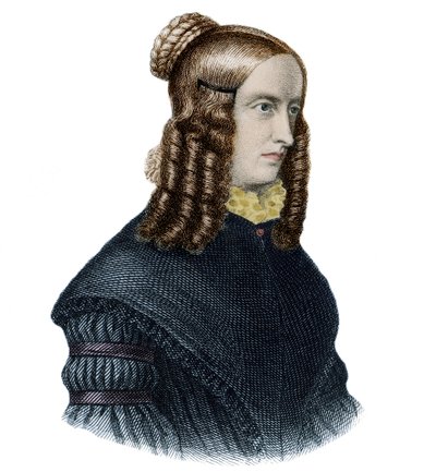 Retrato de Annette von Droste-Hulshoff (Droste Hulshoff) (1797-1848) escritora y poeta inglesa de Unknown artist