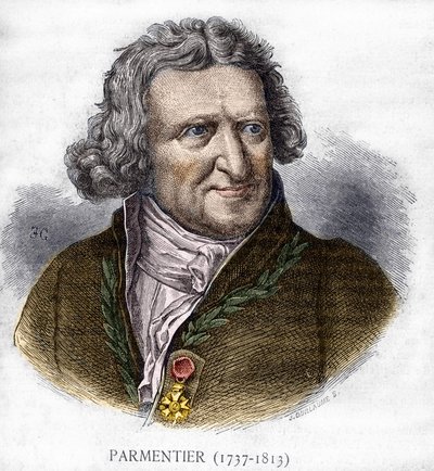 Retrato de Antoine Augustin Parmentier (1737 - 1813), farmacéutico militar y agrónomo francés - en Les Contemporains, s.f. finales del siglo XIX de Unknown artist