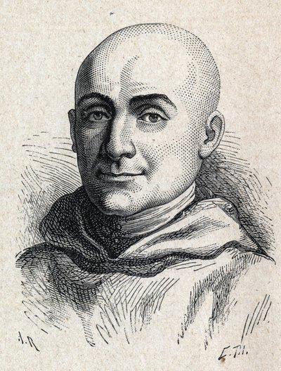 Retrato de Antoine Christophe Gerle (1736-1801) religioso francés. de Unknown artist