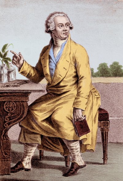Retrato de Antoine Laurent de Lavoisier (1743-1794), químico francés. de Unknown artist