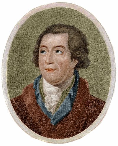 Retrato de Antoine Laurent de Lavoisier, químico francés (1743-1794) grabado por Chapman de Unknown artist