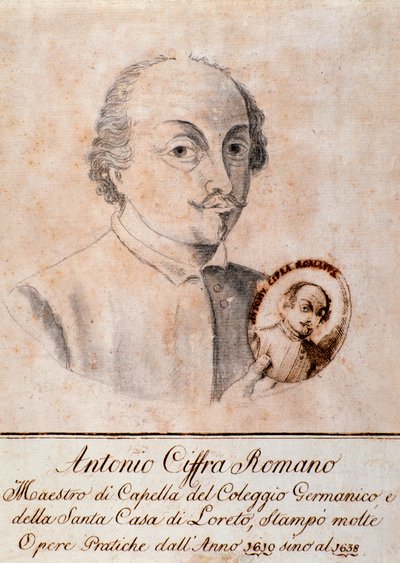 Retrato de Antonio Cifra de Unknown artist