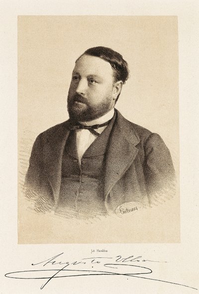 Retrato de Augusto ULLOA (1823-1879), político español. Grabado Madrid, Biblioteca Nacional de Unknown artist