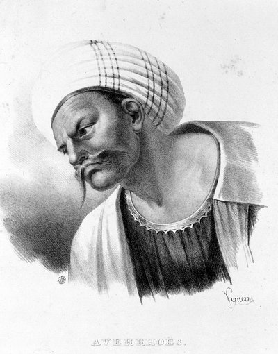 Retrato de Averroes (1126 - 1198) de Unknown artist