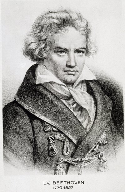 Retrato de Beethoven (1770 - 1827) de Unknown artist
