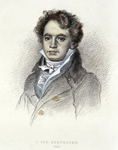 Retrato de Beethoven (1814) - grabado de Unknown artist