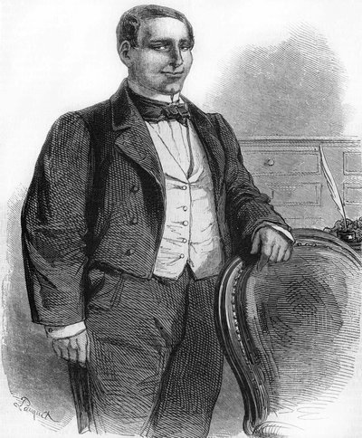 Retrato de Benito Pablo Juárez. Político mexicano de origen indígena (1806-1872). Presidente de la República Mexicana en 1858. de Unknown artist