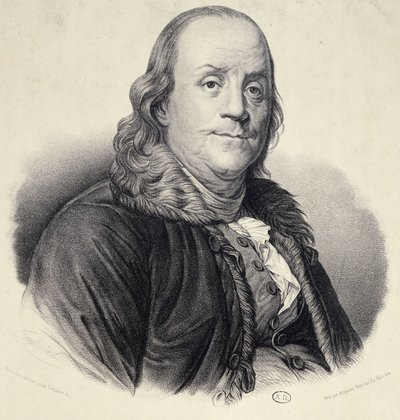 Retrato de Benjamin Franklin de Unknown artist