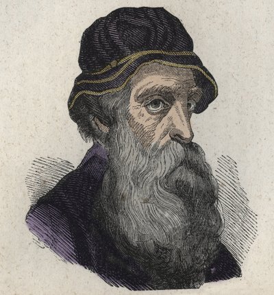 Retrato de Benvenuto Cellini, escultor, orfebre y autor del Renacimiento italiano 1500-1571 de Unknown artist