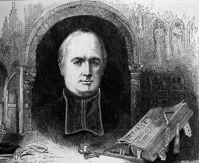 Retrato del Obispo Peyramale, Cura de Lourdes (1811 - 1877). de Unknown artist