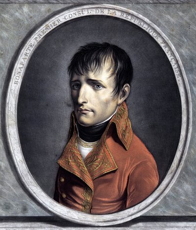 Retrato de Bonaparte Primer Cónsul de la República Francesa. 1801 (año X) de Unknown artist