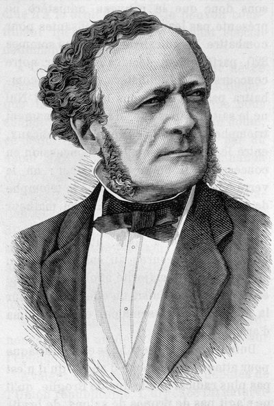 Retrato de Buffet. Grabado de finales del siglo XIX en “Historia de Francia” de H. Martin. de Unknown artist