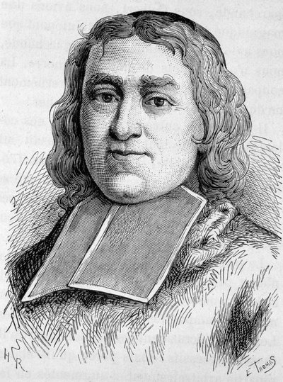 Retrato del Cardenal Fleury (1653 - 1743) (André Hercule de Fleury). Grabado de finales del siglo XIX en “Histoire de France” de H. Martin de Unknown artist