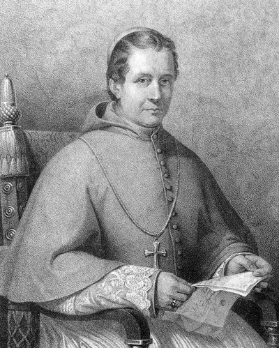 Retrato del Cardenal Giovanni Maria Mastai Ferretti (1792-1878), Papa Pío IX de 1846 a 1878 de Unknown artist