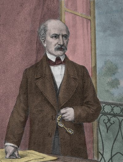 Retrato de Carlo Cattaneo (1801-1869), patriota, filósofo y pensador político italiano de Unknown artist