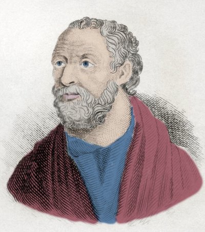 Retrato de Carneades (219-128 a.C.), filósofo griego de Unknown artist