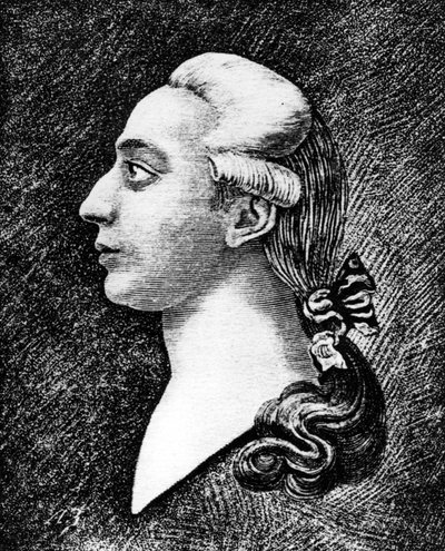 Retrato de Casanova. Grabado del siglo XIX de Unknown artist
