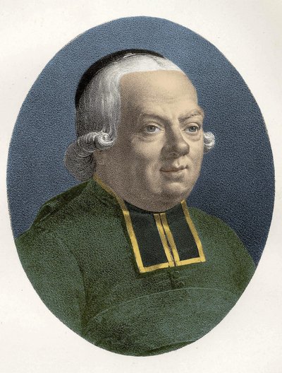 Retrato de Charles, Abate de la Epee (1712 - 1789) pedagogo francés. de Unknown artist