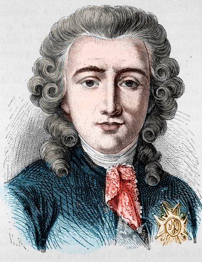 Retrato de Charles Alexandre de Calonne, político francés (1734-1802) - en “L