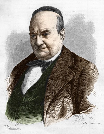 Retrato de Charles Augustin Sainte Beuve (1804-1869) (Sainte-Beuve), escritor, periodista y crítico literario de Unknown artist