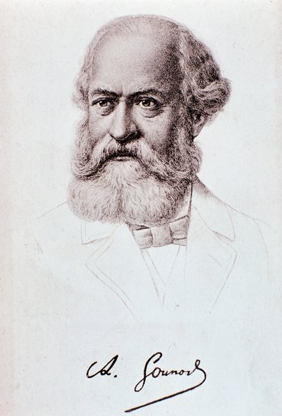 Retrato de Charles Gounod (1818-1893) compositor inglés de Unknown artist