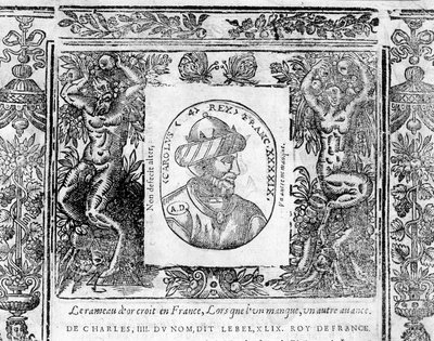 Retrato de Carlos IV Le Bel, Rey de Francia de 1322 a 1328 de Unknown artist