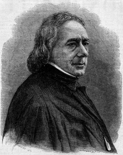 Retrato de Charles Philipon (1800-1862), caricaturista, litógrafo y periodista francés, fundador de los periódicos satíricos “La Caricature” y “Le Charivari”. Grabado en “Le Monde Illustré” n°251 del 1 de febrero de 1862 de Unknown artist