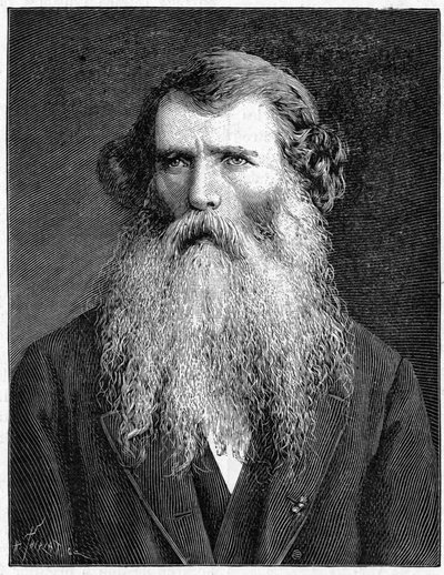 Retrato de Charles Victor Naudin, botánico francés. (1815-1899). Grabado de 1898 en “La Nature. Revue des sciences et de leurs applications aux arts et à l