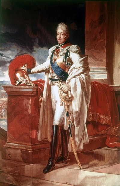 Retrato de Carlos X (1757 - 1836), Rey de Francia de 1824 a 1830. Pintura. Museo de Capodimonte, Nápoles. de Unknown artist