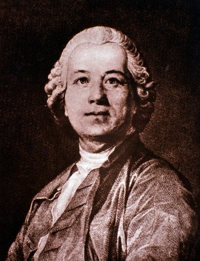 Retrato de Christoph Gluck (grabado) de Unknown artist