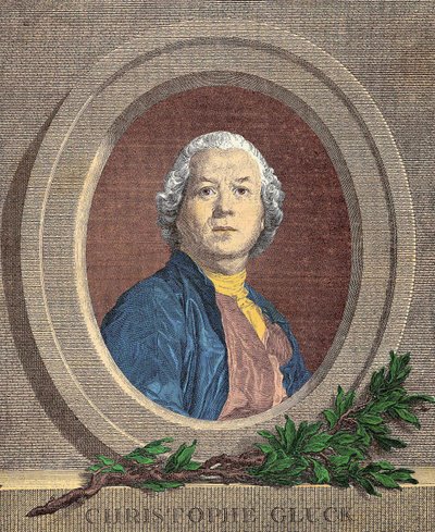 Retrato de Christoph Willibald, caballero VON GLUCK (1714 - 1787) compositor alemán de Unknown artist
