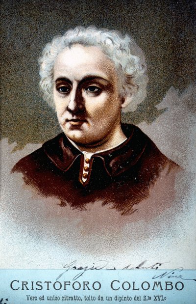 Retrato de Cristóbal Colón de Unknown artist