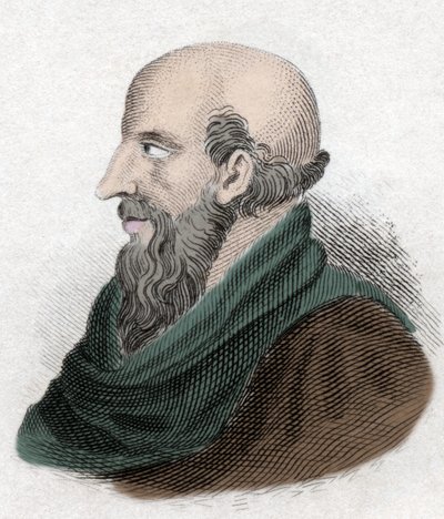 Retrato de Crisipo de Solos, filósofo estoico (280-206 a.C.) de Unknown artist