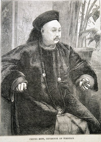 Retrato de Chung How de Unknown artist
