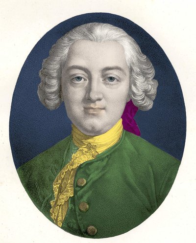Retrato de Claude Adrien Helvétius (1715 - 1771) filósofo francés de Unknown artist