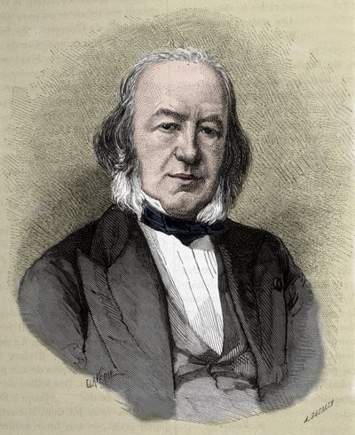 Retrato de Claude Bernard (1813-1878) fisiólogo francés de Unknown artist
