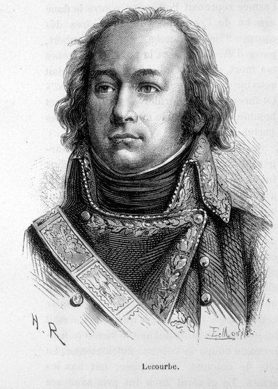 Retrato de Claude Jacques Lecourbe, general francés (1759 -1815). de Unknown artist
