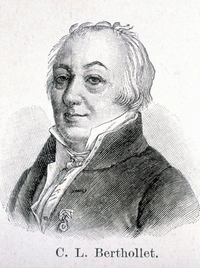 Retrato de Claude Louis Comte Berthollet (1748 - 1822), químico francés de Unknown artist