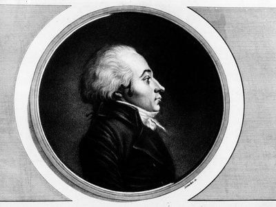 Retrato de Claude Roberjot (1752-1799), diputado de Saône-et-Loire en la Convención Nacional. Grabado en “Colección completa de pinturas históricas de la revolución francesa, en tres volúmenes.” 1804 de Unknown artist