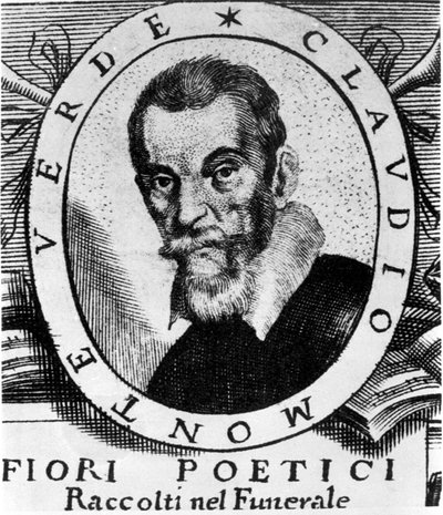 Retrato de Claudio Monteverdi (1567 - 1643) después del frontispicio de Fiori poetici raccolti nel funerale del molto illustrious e molto reverendo Signor Claudio Monteverdi, publicado en Venecia en 1644 de Unknown artist