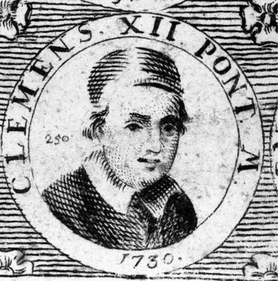 Retrato de Clemente XII (1652 - 1740). de Unknown artist