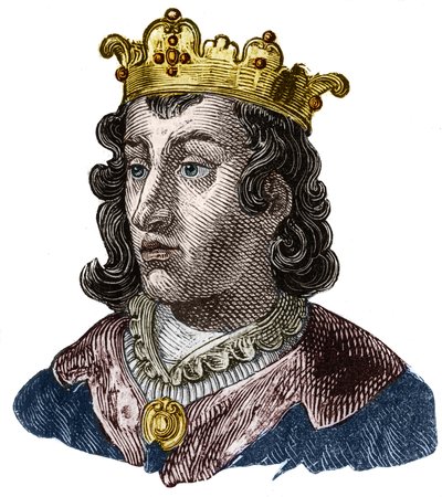 Retrato de Clotario III (652-673), Rey de Neustria y Borgoña de Unknown artist